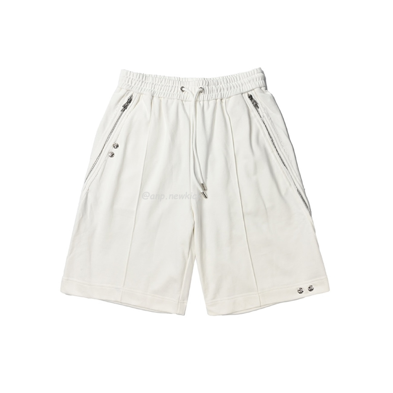 Chrome Hearts 23ss Black White Side Zipper Shorts (2) - newkick.vip